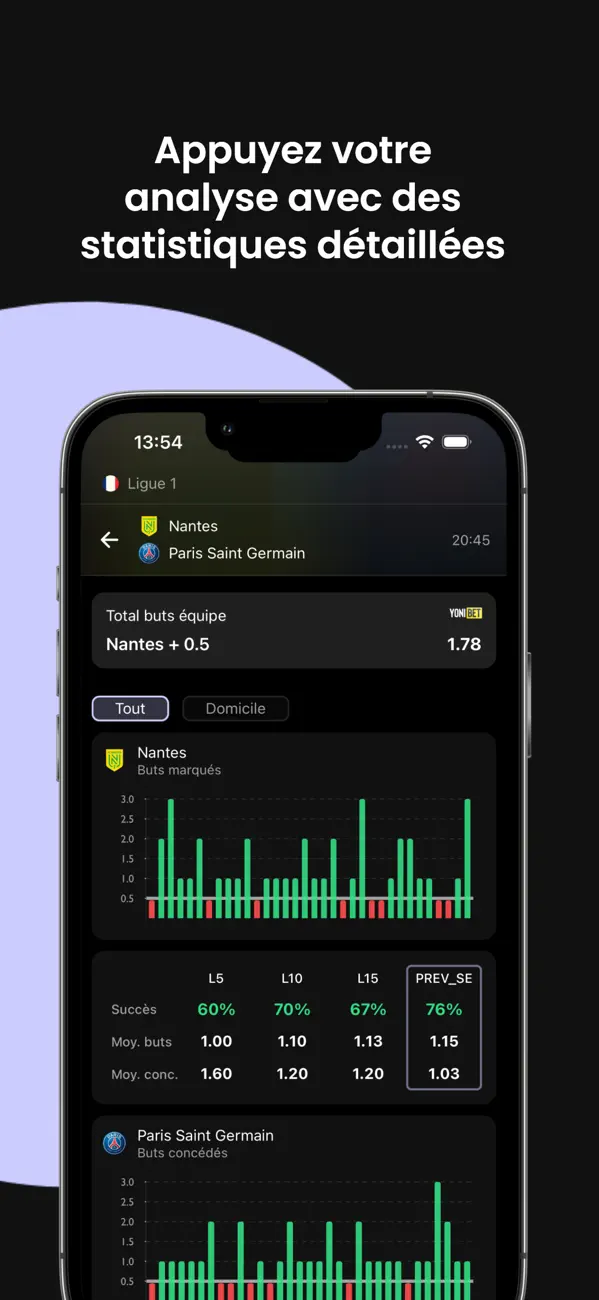 Screenshot #3 pour Sportero: L'outil des parieurs