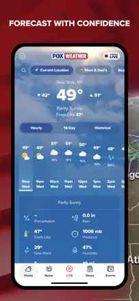 FOX Weather: Screenshot 1 von 7