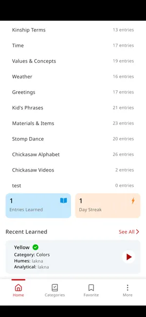Chickasaw Basic App screenshot 2