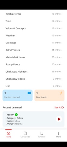 Chickasaw Language Basic screenshot