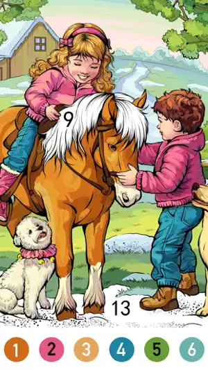 Country Farm Coloring Book screenshot 2