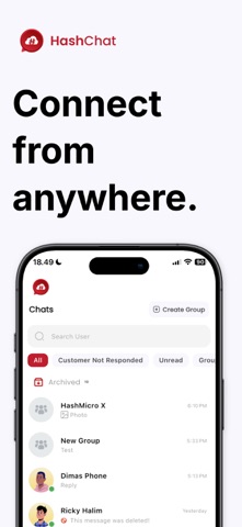 HashChat – Smart Team Chat Screenshot 1 of 4