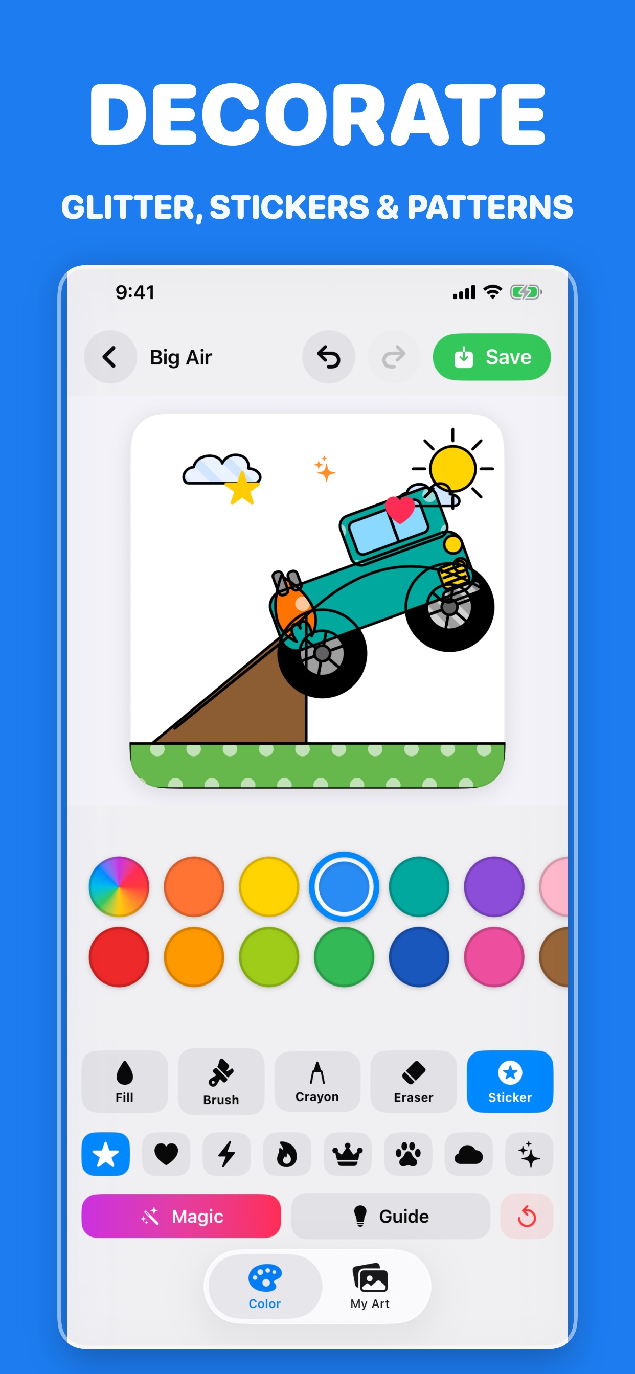 Screenshot 2 of Monster Truck Coloring Kids
