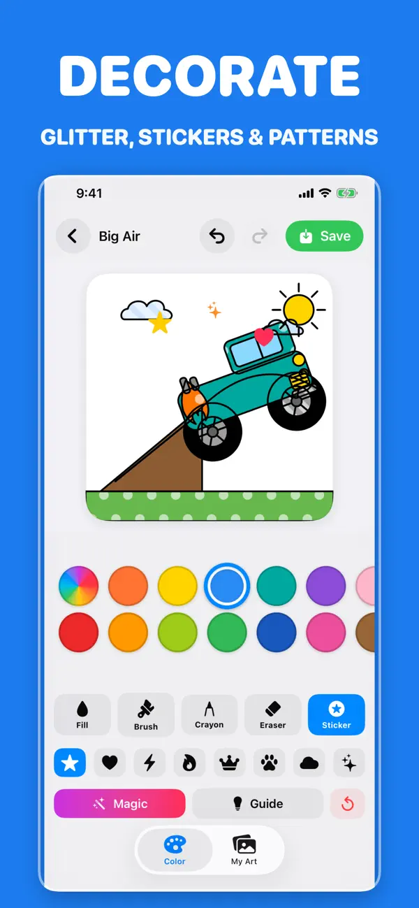 Screenshot #2 pour Monster Truck Coloring Kids