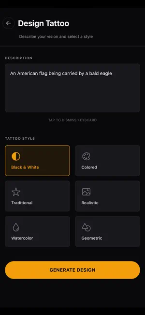 Tattoo Vision screenshot 2