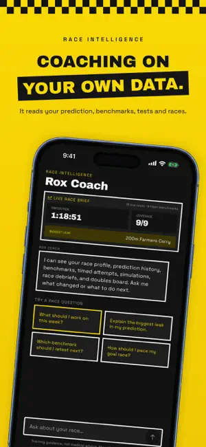 RoxPlan: Hybrid Race Training screenshot 2