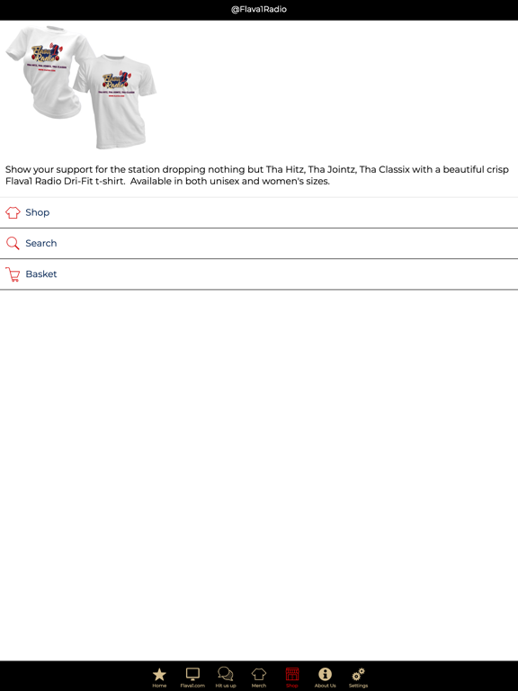 Flava1 Radio iPad screenshot 5 - Music app
