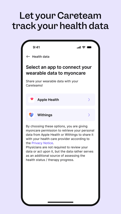 myoncare Screenshot 2 of 5