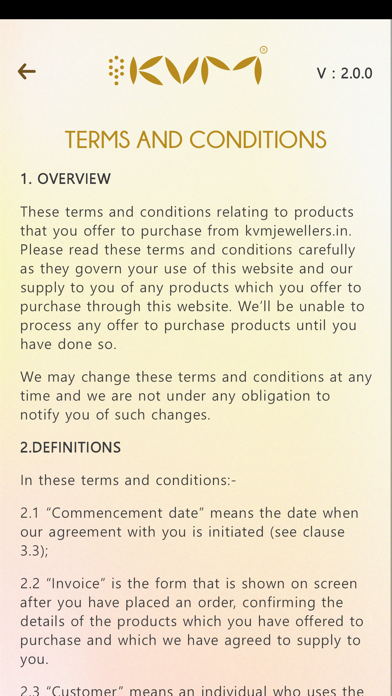 New KVM Jewellers Screenshot