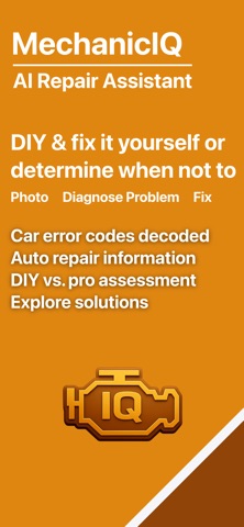 Car Repair AI: MechanicIQ iPhone screenshot