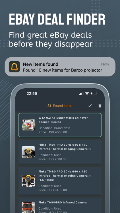 Dealerts: Alerts for eBay