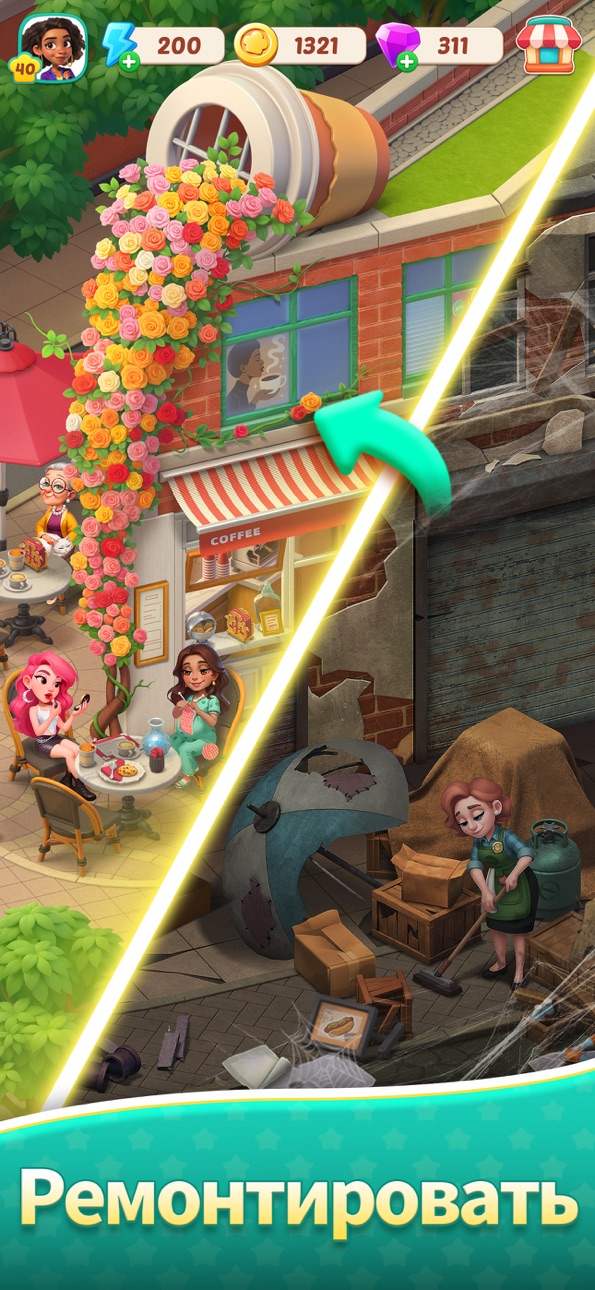 Foodstars: Merge & Cook iOS Mod IPA screenshot 4 - iOS game interface