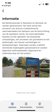 GVB projectenapp Screenshot 2 of 2