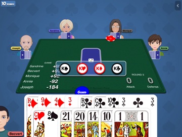 French-Tarot iPad screenshot