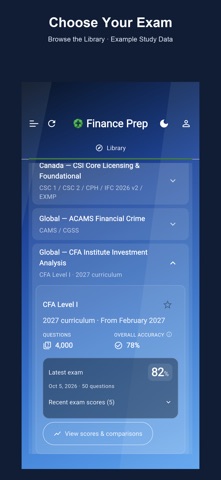 Finance Prep: Exam Practice Screenshot 6 of 7