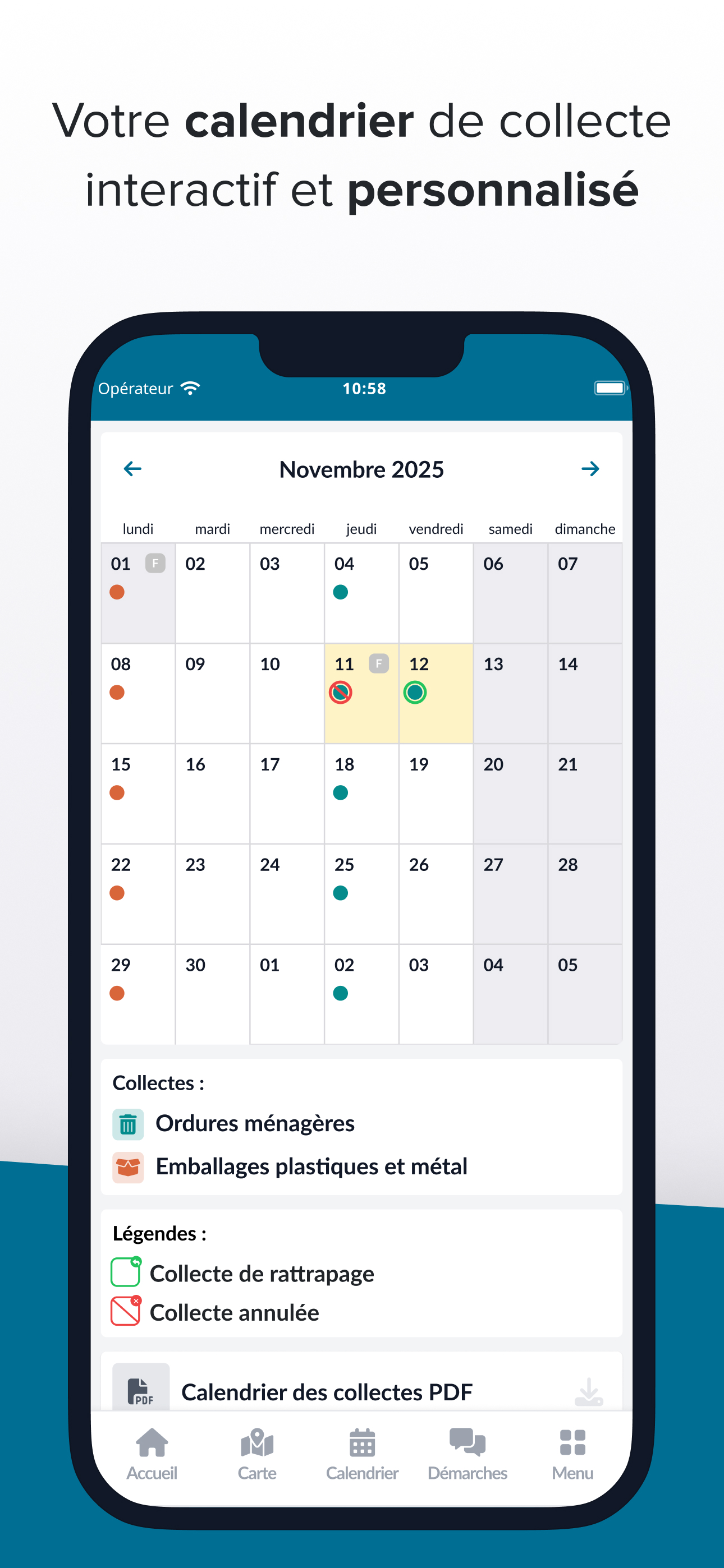 Collecte Info screenshot 3
