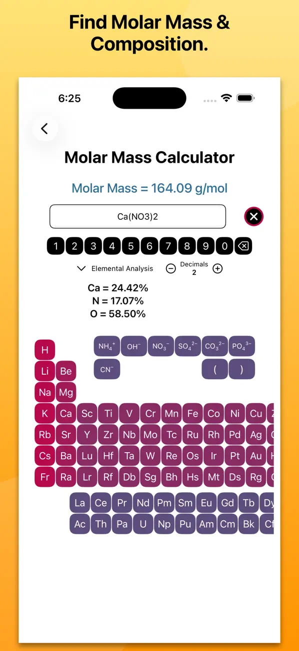 Screenshot #3 pour DrPhos' Chemistry Pro