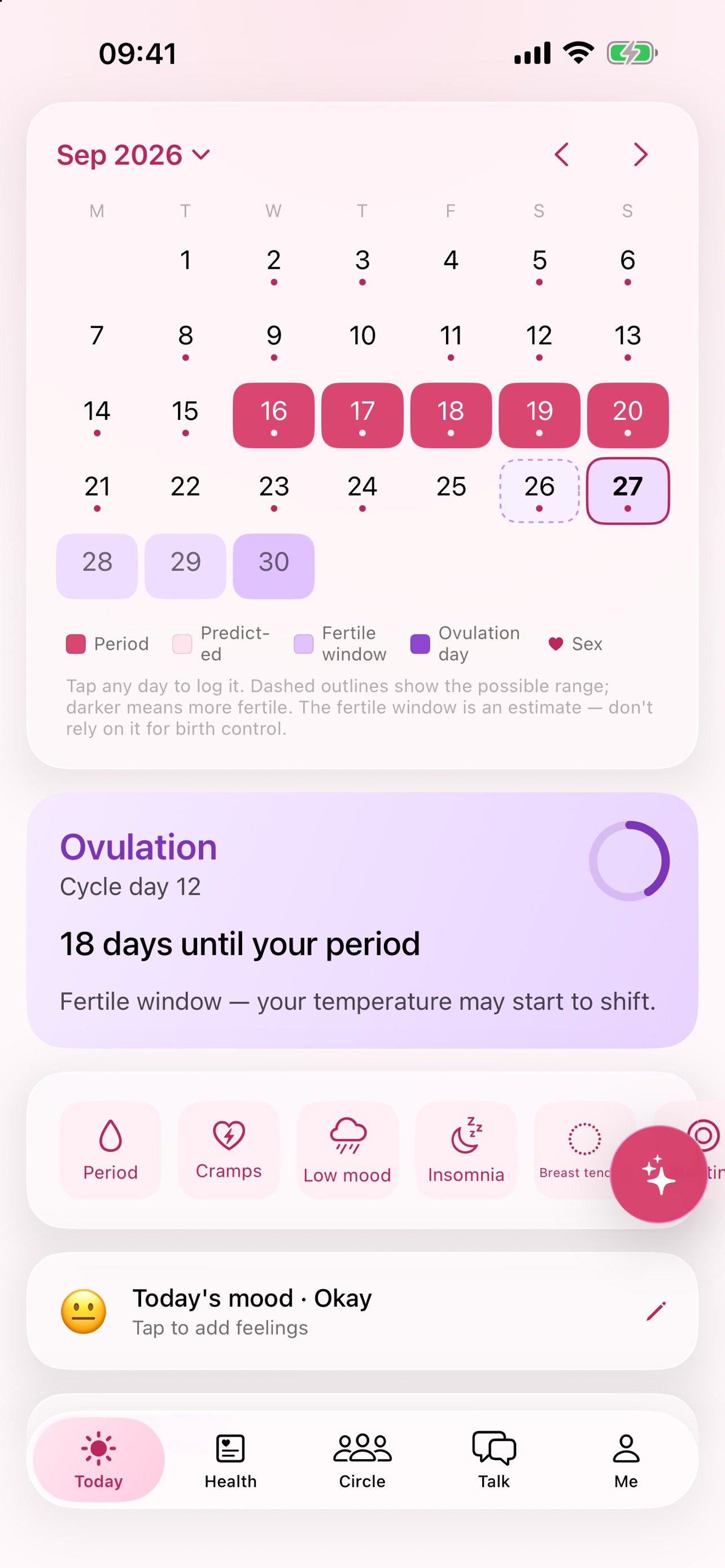 Screenshot 2 of Monthly Rose: Period Tracker