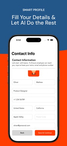 Resume Builder: CV Maker & PDF iPhone screenshot