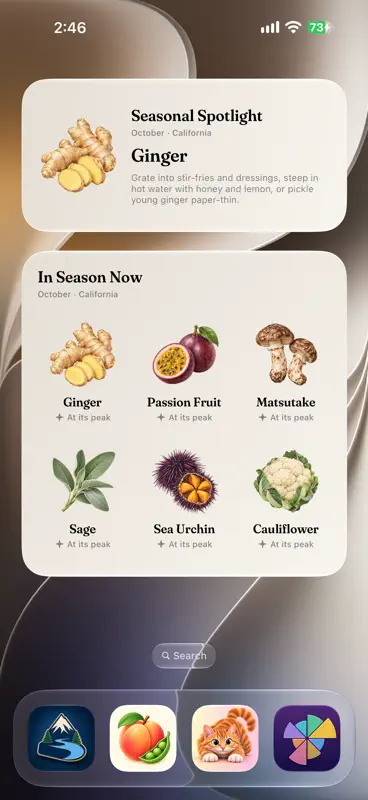 Peach & Pea: Seasonal Produce screenshot 5 of 10