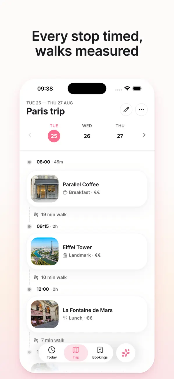 Screenshot #2 pour EasyMiles - Trip Planner