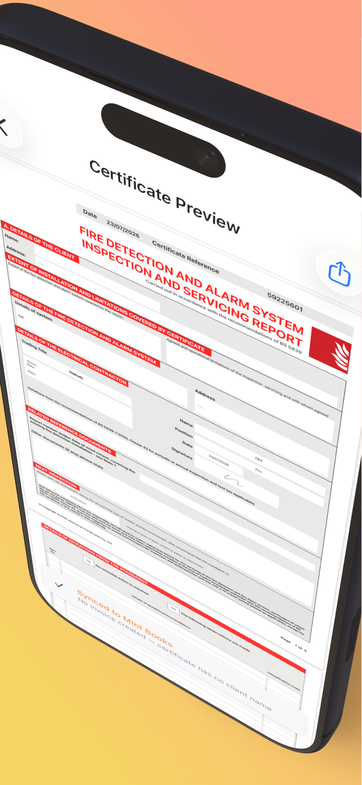 iCertifi Fire Edition screenshot 8