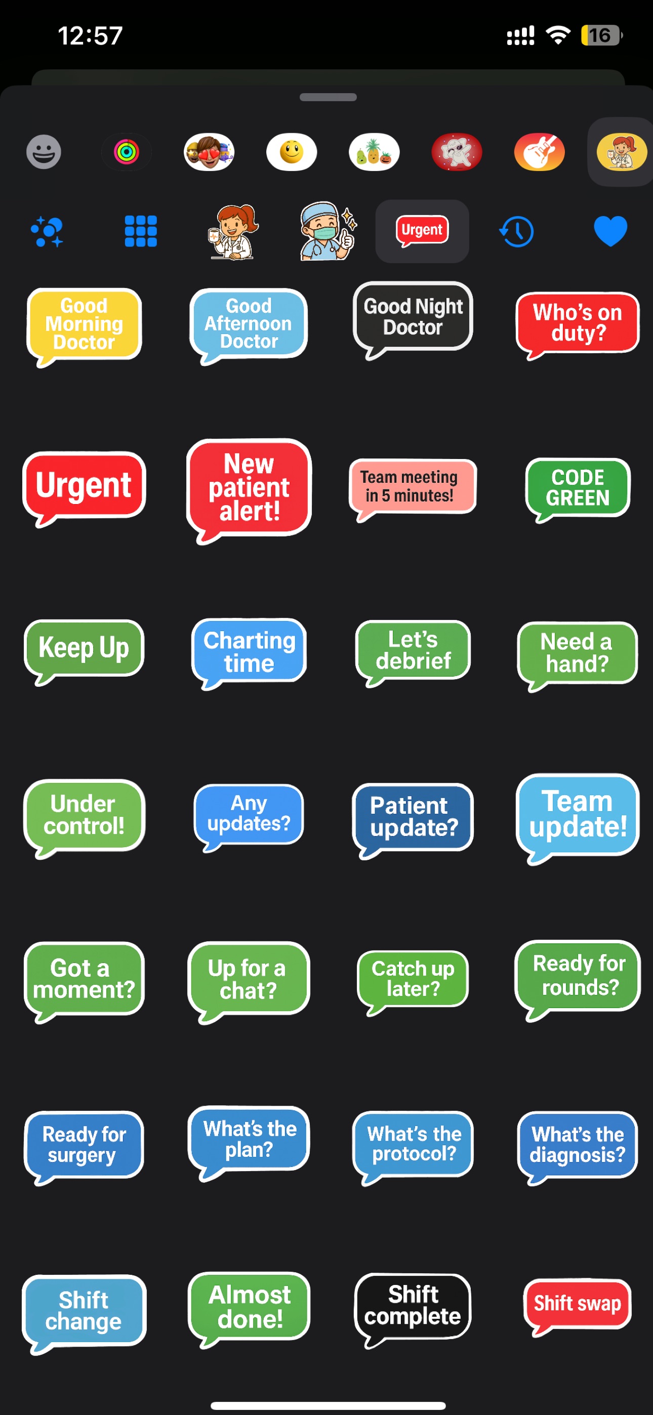 「Doctor Stickers - DocTalk」 - iPhoneアプリ | APPLION