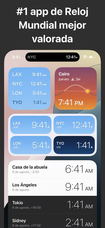 Reloj Mundial Widgets screenshot 1 of 10