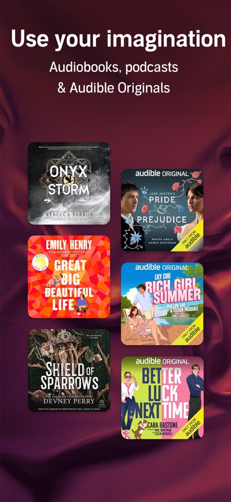 Audible: Audiobooks & Podcasts - Diverse Audio Library