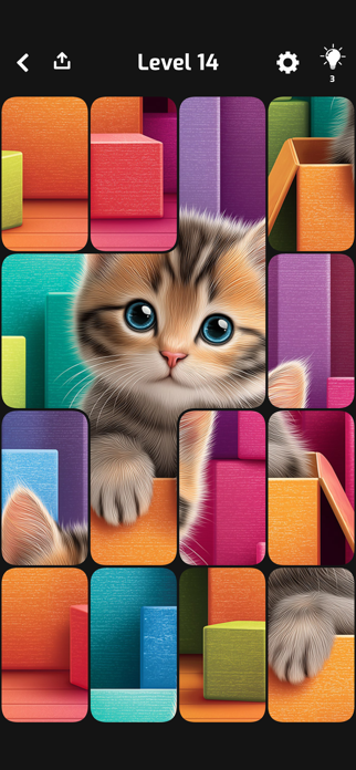 Cat Puzzles. Screenshot 6 of 8