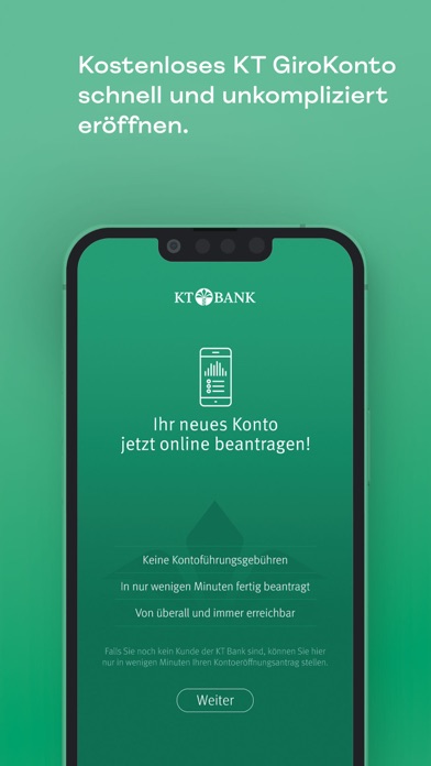 KT Bank Mobile Banking Screenshot