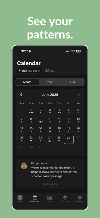 Number Two: Poop Tracker Screenshot 2 of 5