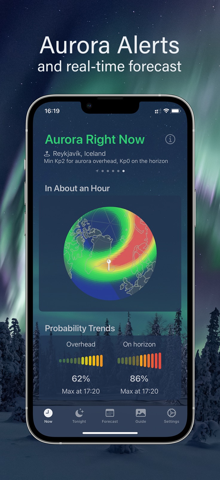 Step's Aurora Guide iphone screenshot 1