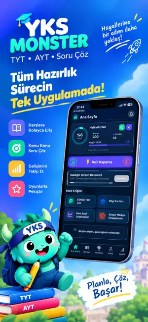 YKS Monster: TYT AYT Soru Çöz screenshot 4