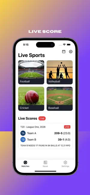 LiveSports: Scores and News screenshot 2