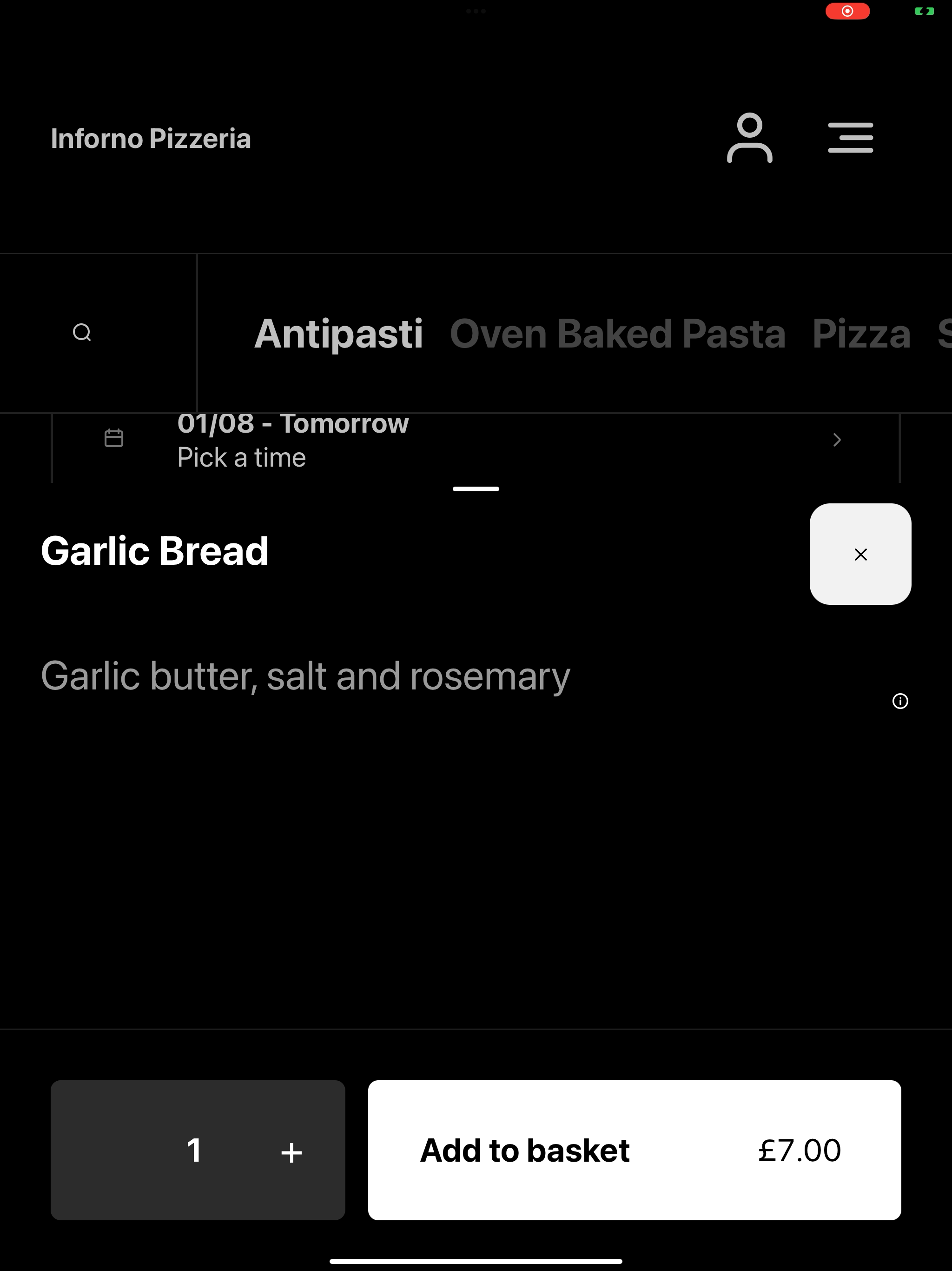 Inforno Pizzeria UK screenshot 8