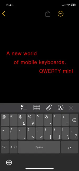 QWERTY mini Std ENG screenshot 4