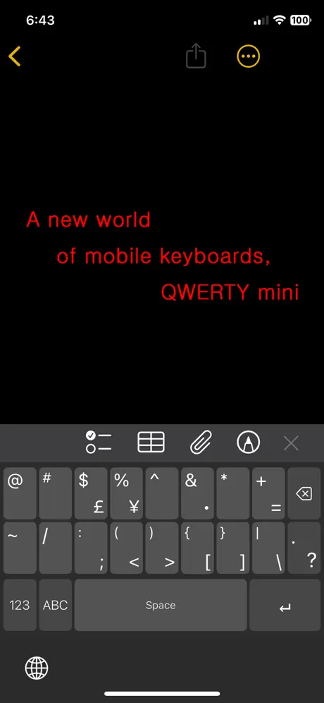 QWERTY mini Std ENG screenshot 4