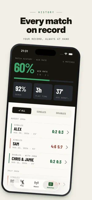 Kortscore: Tennis & Padel screenshot 3
