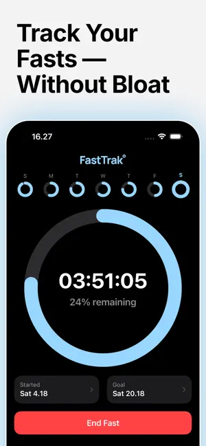 FastTrak: Fasting Timer screenshot 1