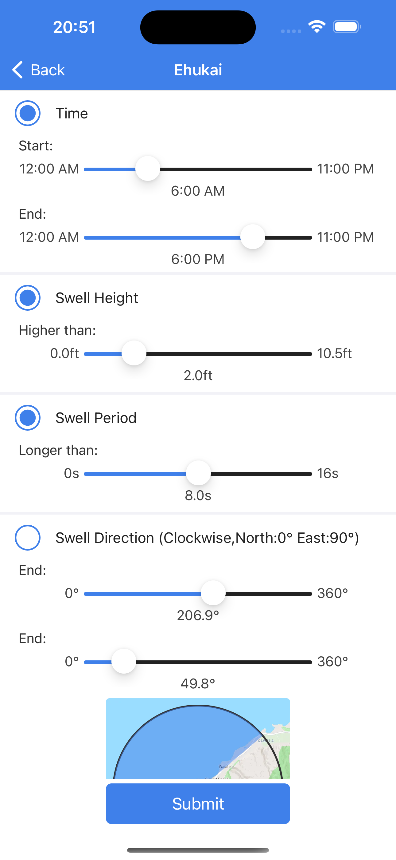 Surf Report