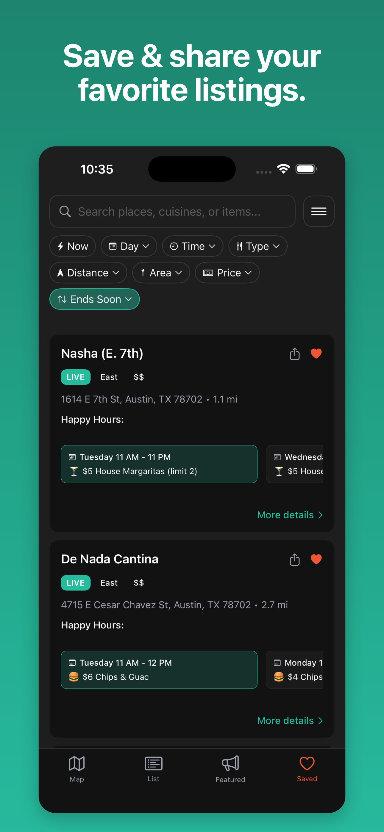 Zappy: Happy Hour Finder