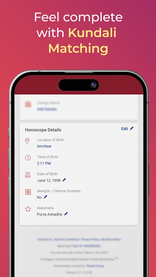 #6. Punjabi Matrimony by Sangam (iOS) By: People Interactive (I) Pvt. Ltd.