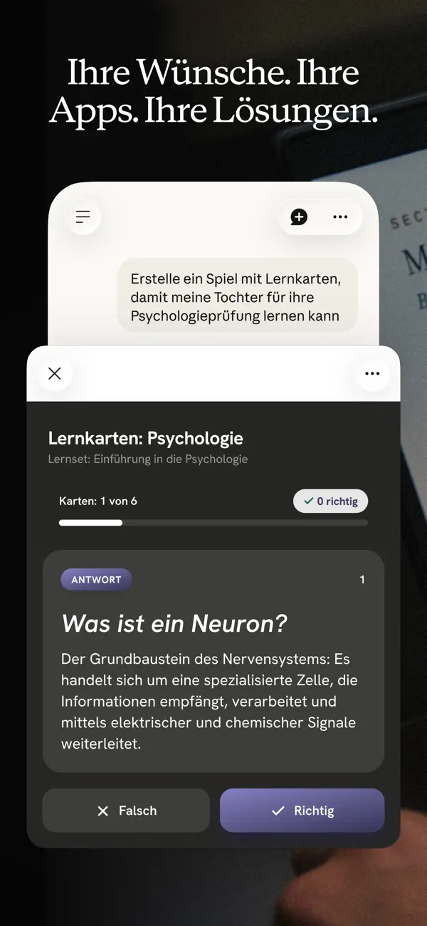 Claude - Anthropic iPhone App Screenshot 4 – Produktivität