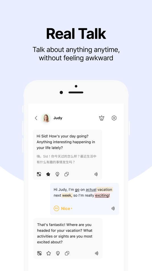 #2. TalkLingo-AI Speech Companion (iOS) 由: BlinkByte Technology Beijing Co., Ltd.