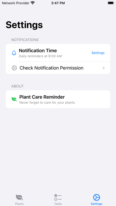 Plant Care Reminder & Tracker Screenshot