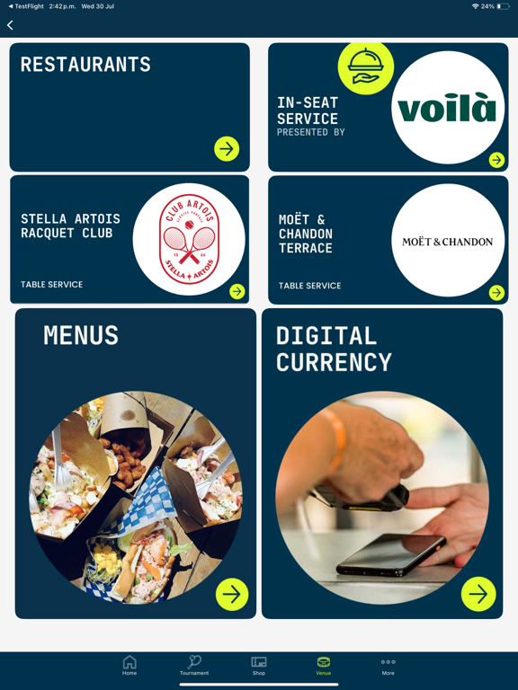 National Bank Open iPad screenshot 4 - Sports app