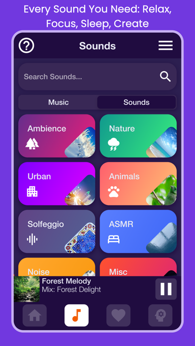 ReliefMix Affirmations & Sound Screenshot