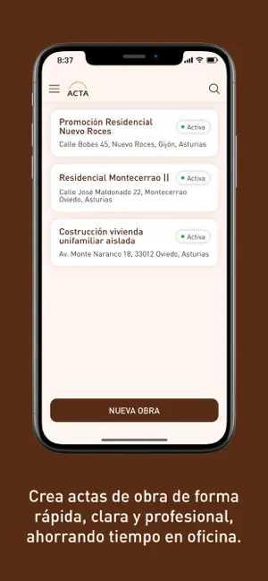 ACTA Obra screenshot 3