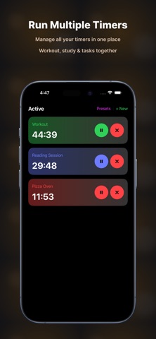 MultiTimer: Timer & Stopwatch Screenshot 2 of 5